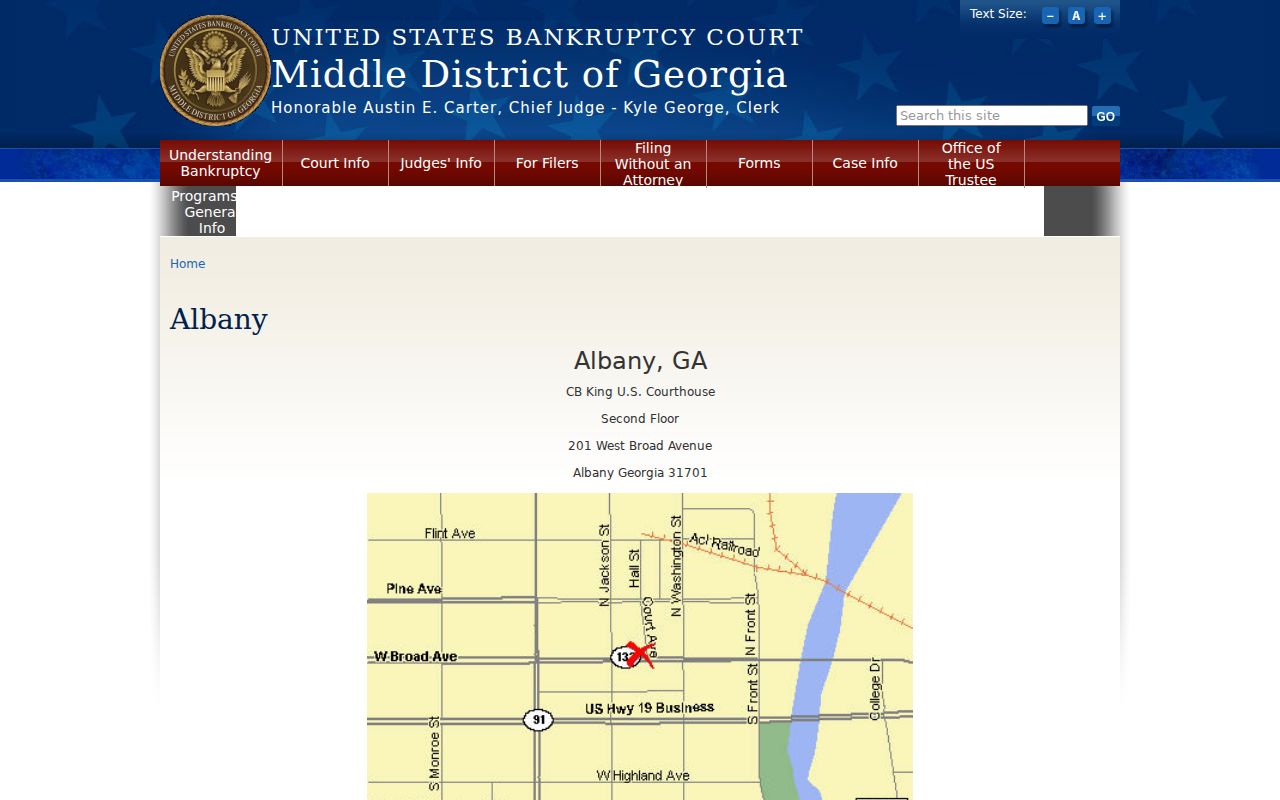 Terrell County bankruptcy court docket Albany Division