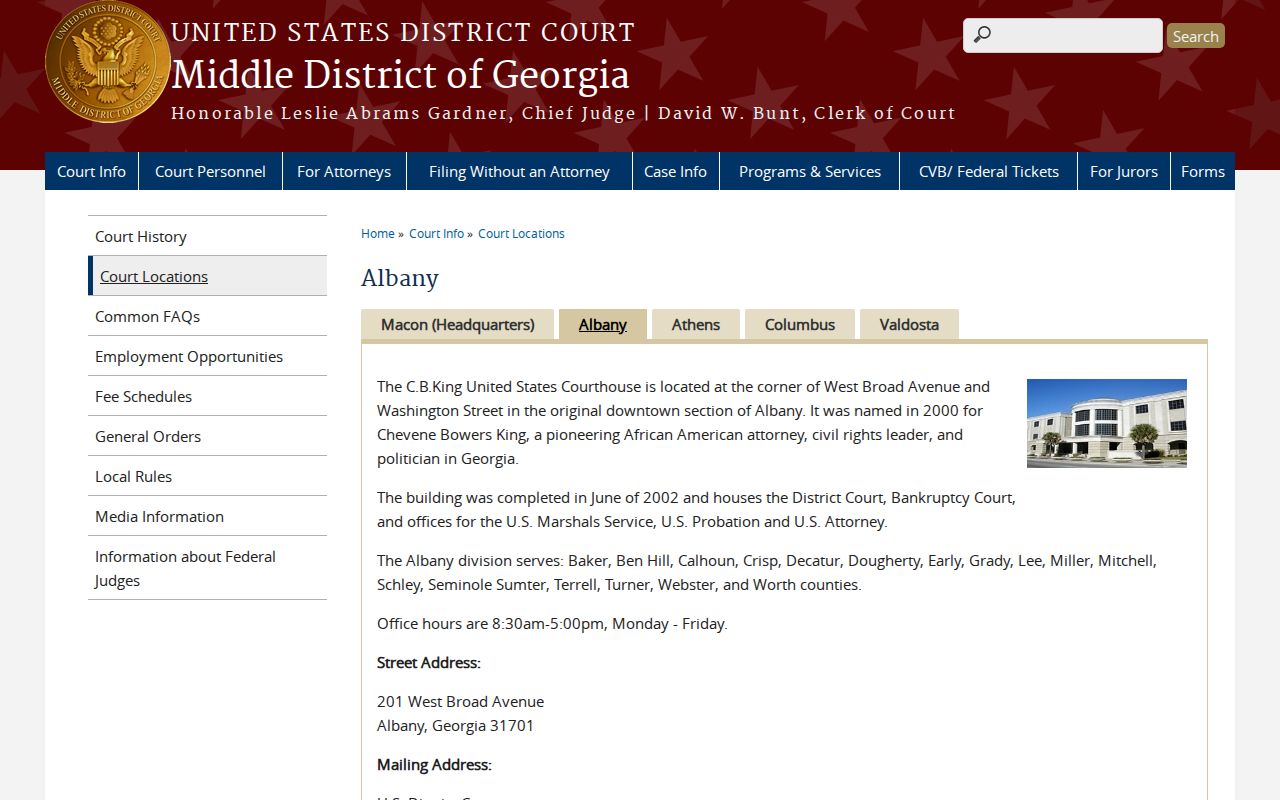Terrell County court docket Middle District Albany Division