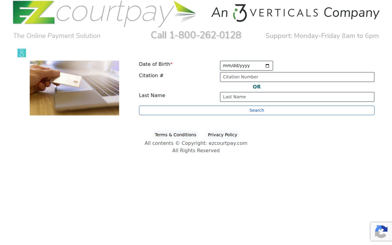 Terrell County traffic ticket EZ Court Pay search
